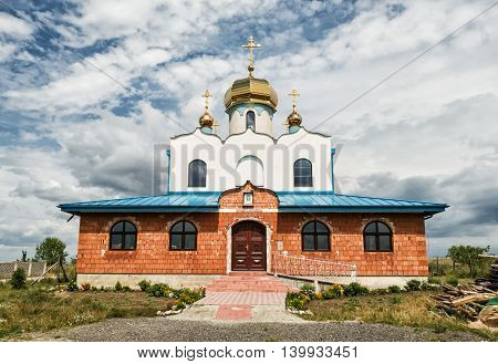 Orthodox church in Holic Slovak republic. Religious architecture. Place of worship. Beautiful place.