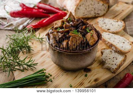 Teriyaki Chicken With Bread
