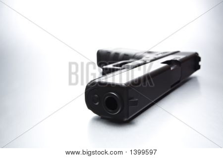 Closeup pistole