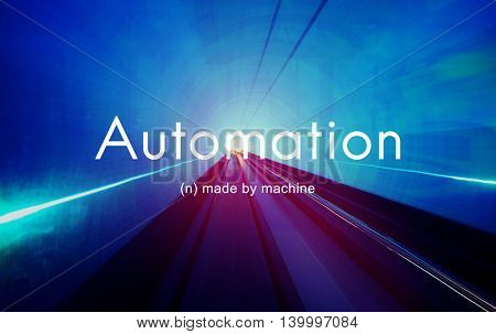 Automation Machine Technology Invention Innovation Concept
