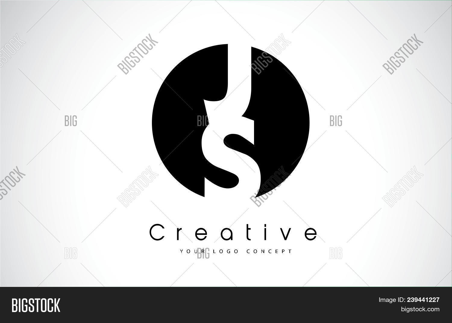Js Letter Logo Design Vector & Photo (Free Trial) | Bigstock
