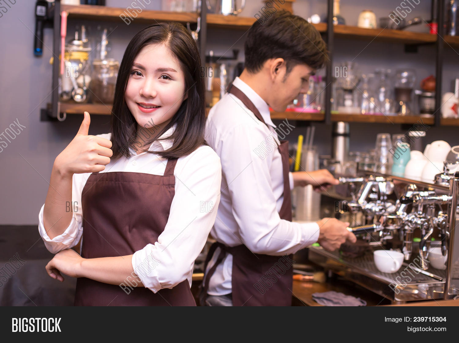Asian Women Barista Image & Photo (Free Trial) | Bigstock