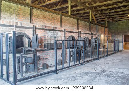 Lublin, Poland - April 14, 2018: Cremation Ovens At Kl Lublin/majdanek Nazi German Concentration Cam