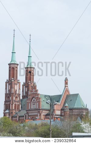Roman Catholic Cathedral Of Blessed Virgin Mary In Siedlce, Poland.