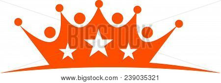 Great Event Crown Star Logo Design Template Isolated Vector