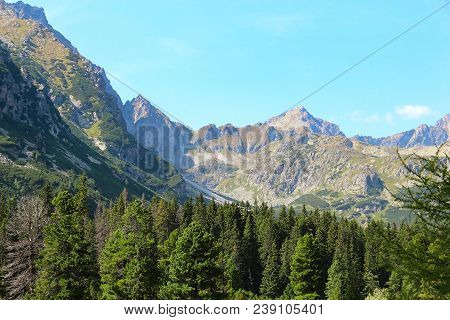 Beautiful Landscape Of High Tatras (vysoke Tatry) National Park, Slovakia