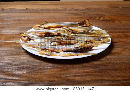 Russian Snack . Beer And Dried Fish Rime, Solar, Bones, Vintage Liquid