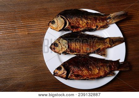 Grilled Fish With Lemon And Figs Steak, Vintage, Steam, Representation