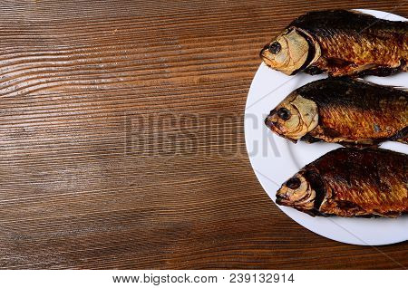Grilled Fish With Lemon And Figs Steak, Vintage, Steam, Representation