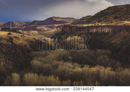 Dramatic Sky Over S.o.b. Canyon