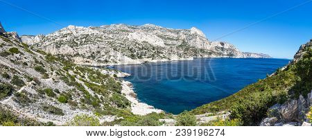 The Calanque De Morgiou, One Of The Biggest Calanques Located Between Marseille And Cassis, France