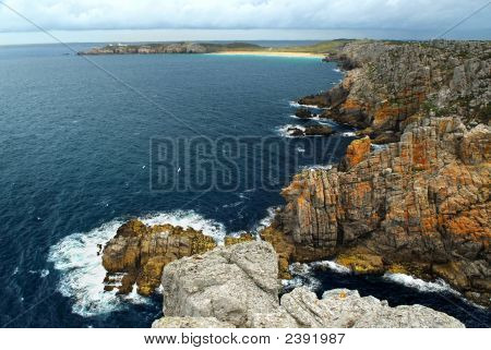 Pobřeží Atlantiku v Bretani