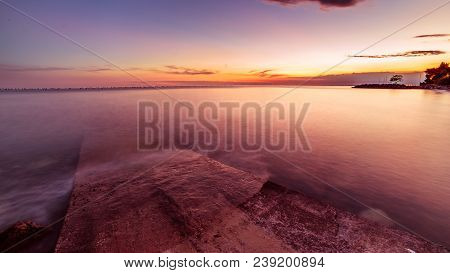 Sunset At The Sea, Trieste