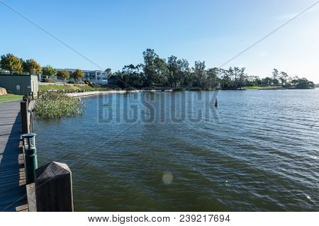 Shore Of Lake Nagambie On The Goulburn River In The Goulburn Valley Region Of Victoria, Australia