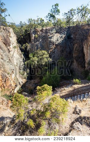 Historic Balaclava Mine Goldmine In Whroo Near Rushworth In Central Victoria, Australia.