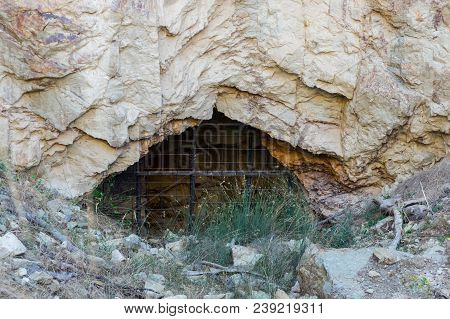 Historic Balaclava Mine Goldmine In Whroo Near Rushworth In Central Victoria, Australia.