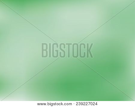 Pale Green Gradient Background. Light Blur Backdrop. Delicate Pattern. Vector  Abstract  Texture. Br