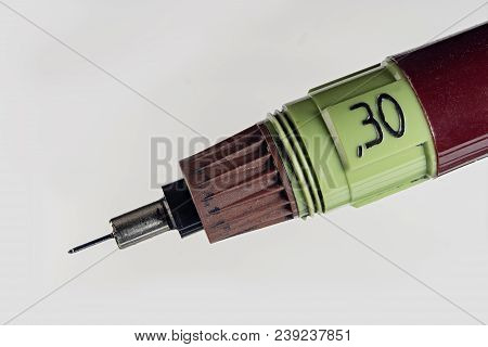 Macro Photography - Isograph Pen 0.3 Mm. Macro Shot