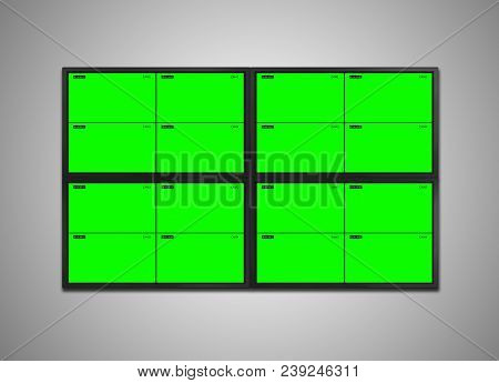 Control Room Cctv Video Walls