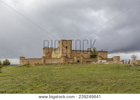 Pedraza Castle, Medieval Village In Segovia, A Winter Day