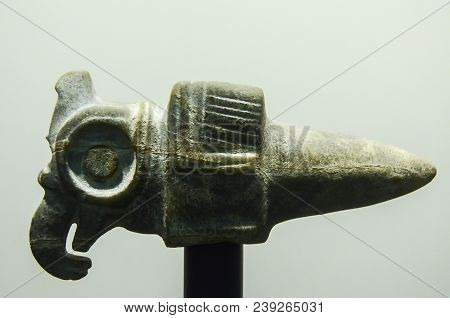 Handcrafted Piece In Stone Made By Ancient Artisans Of Costa Rica