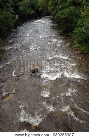 Lieser River in Rennweg am Katschber, Austria