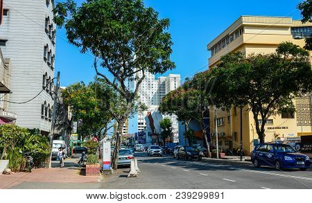George Town, Malaysia - Mar 10, 2016. Street In George Town, Malaysia. Established In 1786, The Town