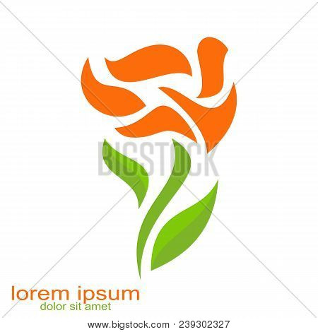 Creative Sample Design Flower Logo Concept Business