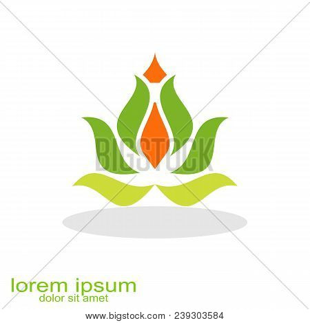Creative Sample Design Flower Logo Concept Business