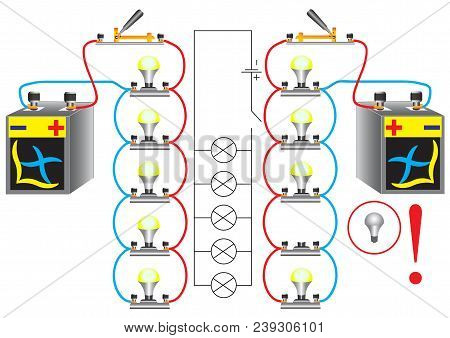 An Electrical Circuit Consisting Of Parallel Connected Consumers, Parallel Connection Makes It Possi