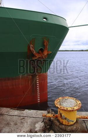 Vi do navio de carga