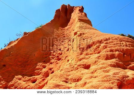 Sandy Pinnacle Formation Of Red Canyon In Great Sandy National Park In Queensland, Australia.