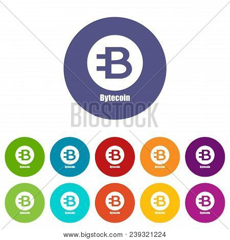 Bytecoin Icon. Simple Illustration Of Bytecoin Vector Icon For Web