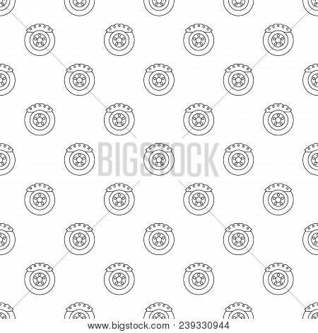 Brake Shoe Pattern Vector Seamless Repeating For Any Web Design