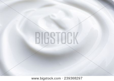 Texture Of Tasty Fresh Yogurt As Background