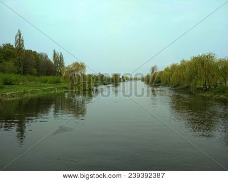The Cannel Of The Cooling Pond Of Burshtyn Power Station