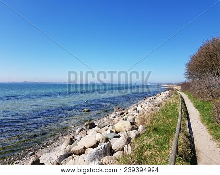 The Famous Bridge Of Fehmarn Island In Schleswig Holstein Germany