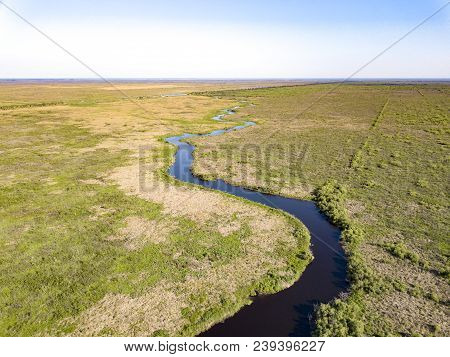 The St Johns River Flows From Its Headwaters