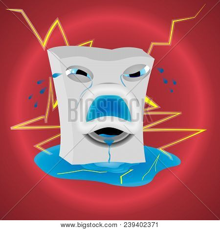 The Washing Machine Broke Down And Rebelled.