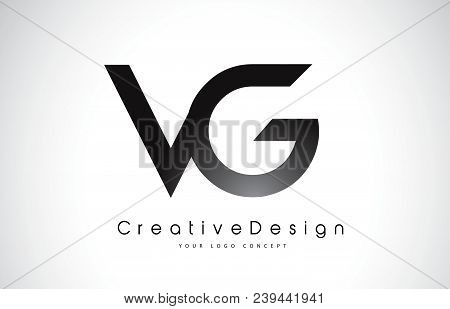 Vg V G Letter Logo Design In Black Colors. Creative Modern Letters Vector Icon Logo Illustration.
