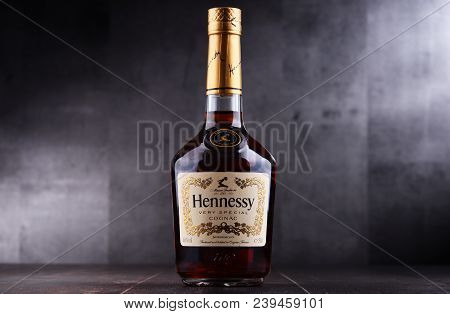 Bottle Of Hennessy A Brand Cognac From Cognac, France