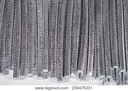 Scraps Of The Antenna Cable Without Top Insulation.