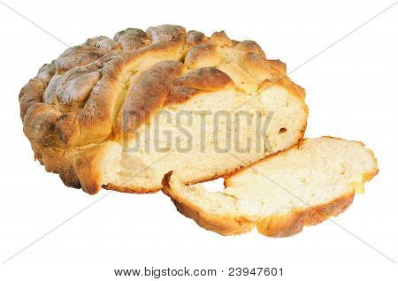 Zelfgebakken brood - een brood.