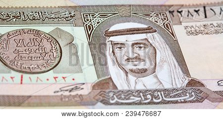 Collection of Saudi Arabia Riyal banknotes