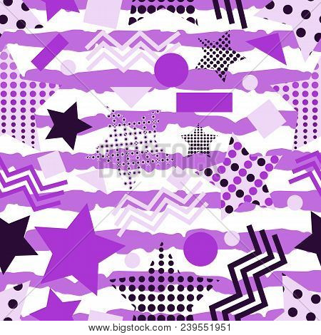 Ultra Violet Stars Background