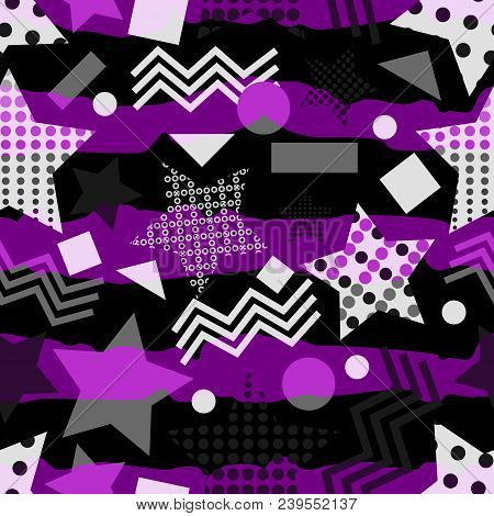 Ultra Violet Stars Background