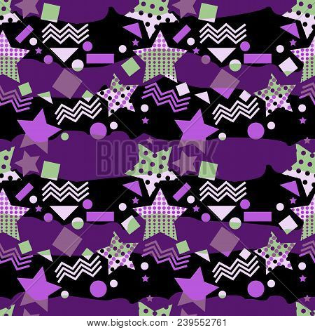 Ultra Violet Stars Background