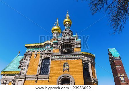 Russian Chapel In Darmstadt, Germany