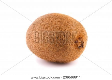 Kiwi Fruit Sliced Segments Isolated On White Background Cutout