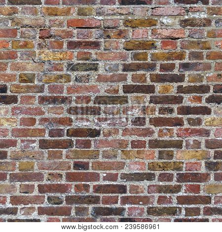 Aged Dark Red Brick Wall Seamless 2k Texture
